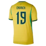 Levné Mužský Fotbalový Dres Brazílie Endrick 19 Domácí Mistrovství Světa 2026
