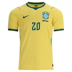 Levné Mužský Fotbalový Dres Brazílie Estevao 20 Domácí Mistrovství Světa 2026