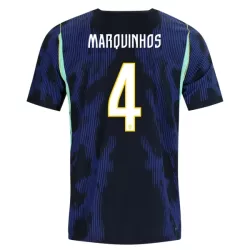Levné Mužský Fotbalový Dres Brazílie Marquinhos 4 Venkovní Mistrovství Světa 2026