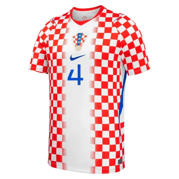 Levné Mužský Fotbalový Dres Chorvatsko Gvardiol 4 Domácí Mistrovství Světa 2026