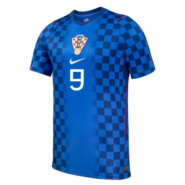 Levné Mužský Fotbalový Dres Chorvatsko Kramaric 9 Venkovní Mistrovství Světa 2026