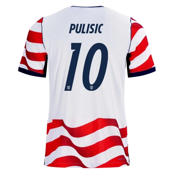 Levné Mužský Fotbalový Dres Spojené Státy Americké Pulisic 10 Domácí Mistrovství Světa 2026 Levné Mužský Fotbalový Dres Spojené Státy Americké Pulisic 10 Domácí Mistrovství Světa 2026