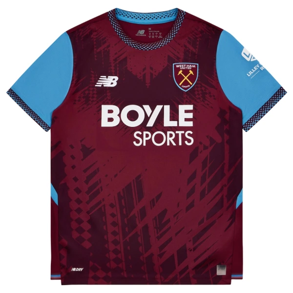 Levné Mužský Fotbalový Dres West Ham United Domácí 2026-27 Levné Mužský Fotbalový Dres West Ham United Domácí 2026-27