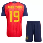 Levné Dětský Fotbalový Dres Španělsko 2 Stars Lamine Yamal 19 Domácí Mistrovství Světa 2026