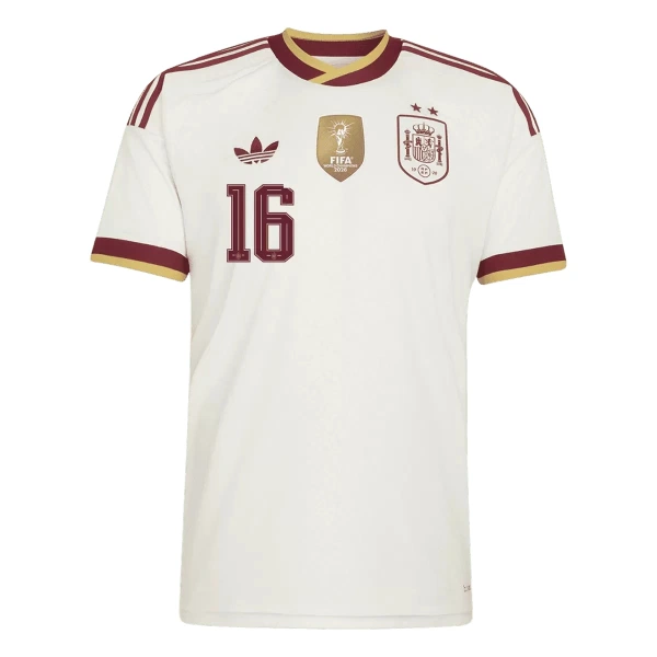 Levné Dětský Fotbalový Dres Španělsko 2 Stars Rodrigo 16 Venkovní Mistrovství Světa 2026