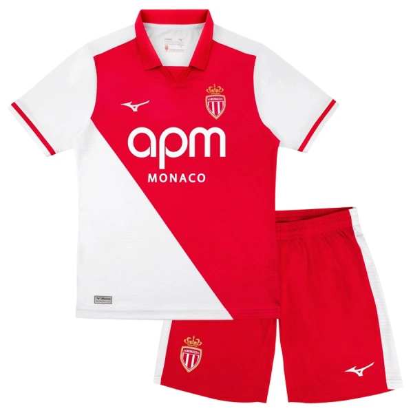 Levné Dětský Fotbalový Dres AS Monaco Domácí 2026-27 Levné Dětský Fotbalový Dres AS Monaco Domácí 2026-27