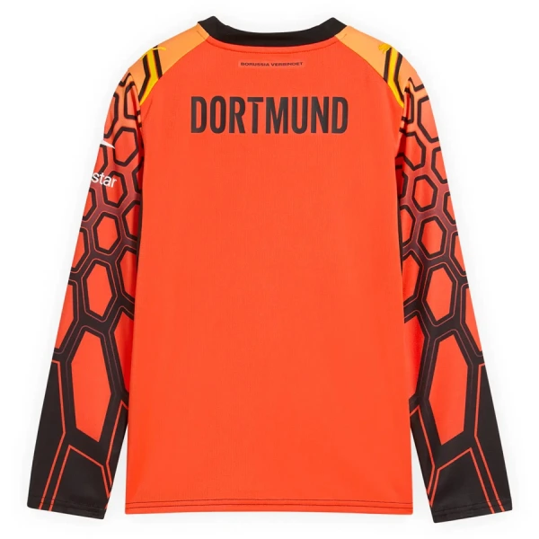 Levné Dětský Fotbalový Dres Borussia Dortmund Brankářské Domácí 2026-27 Oranžový Dlouhý Rukáv