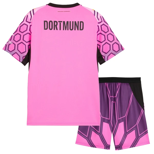 Levné Dětský Fotbalový Dres Borussia Dortmund Venkovní Brankářské 2026-27 Růžová