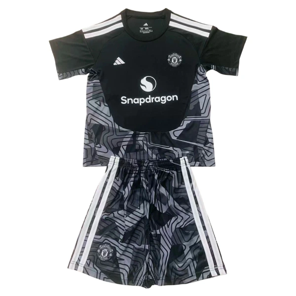 Levné Dětský Fotbalový Dres Manchester United Brankářské 2026-27 Černá