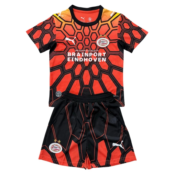 Levné Dětský Fotbalový Dres PSV Eindhoven Brankářské 2026-27 Oranžový