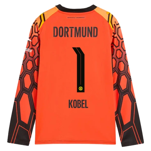 Levné Mužský Fotbalový Dres Borussia Dortmund Kobel 1 Brankářské Domácí 2026-27 Oranžový Dlouhý Rukáv Levné Mužský Fotbalový Dres Borussia Dortmund Kobel 1 Brankářské Domácí 2026-27 Oranžový Dlouhý Rukáv