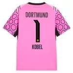 Levné Mužský Fotbalový Dres Borussia Dortmund Kobel 1 Venkovní Brankářské 2026-27 Růžová