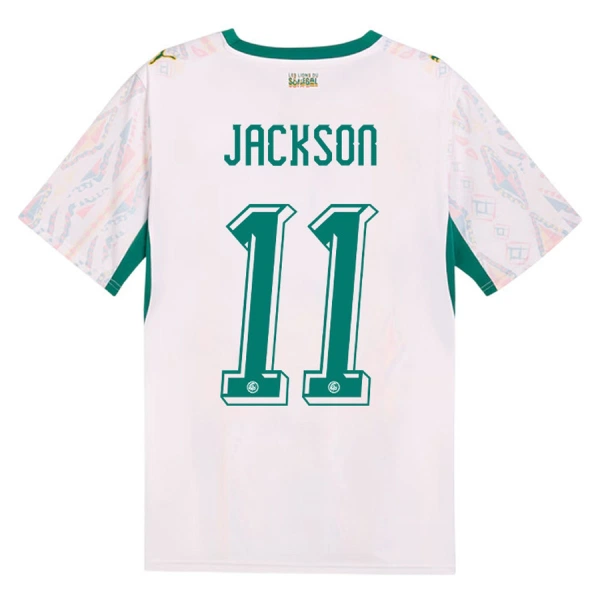 Levné Mužský Fotbalový Dres Senegal Jackson 11 Domácí Mistrovství Světa 2026 Levné Mužský Fotbalový Dres Senegal Jackson 11 Domácí Mistrovství Světa 2026