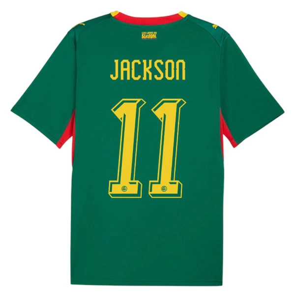 Levné Mužský Fotbalový Dres Senegal Jackson 11 Venkovní Mistrovství Světa 2026 Levné Mužský Fotbalový Dres Senegal Jackson 11 Venkovní Mistrovství Světa 2026