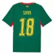 Levné Mužský Fotbalový Dres Senegal Sarr 18 Venkovní Mistrovství Světa 2026 Levné Mužský Fotbalový Dres Senegal Sarr 18 Venkovní Mistrovství Světa 2026