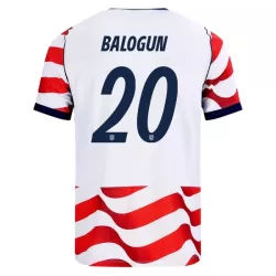 Levné Mužský Fotbalový Dres Spojené Státy Americké Balogun 20 Domácí Mistrovství Světa 2026 Levné Mužský Fotbalový Dres Spojené Státy Americké Balogun 20 Domácí Mistrovství Světa 2026