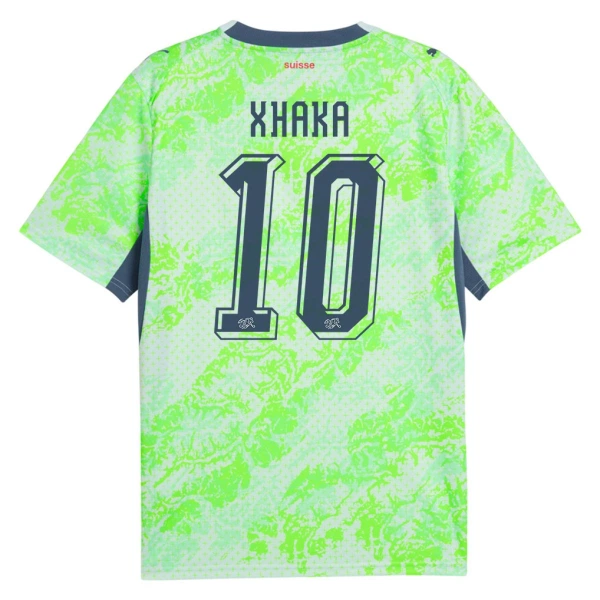Levné Mužský Fotbalový Dres Švýcarsko Granit Xhaka 10 Venkovní Mistrovství Světa 2026 Levné Mužský Fotbalový Dres Švýcarsko Granit Xhaka 10 Venkovní Mistrovství Světa 2026