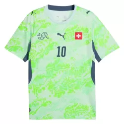 Levné Mužský Fotbalový Dres Švýcarsko Granit Xhaka 10 Venkovní Mistrovství Světa 2026