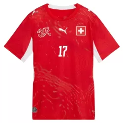Levné Mužský Fotbalový Dres Švýcarsko Vargas 17 Domácí Mistrovství Světa 2026