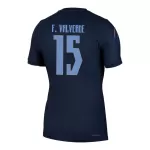 Levné Mužský Fotbalový Dres Uruguay Federico Valverde 15 Venkovní Mistrovství Světa 2026