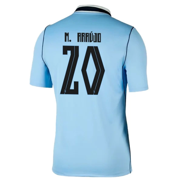 Levné Mužský Fotbalový Dres Uruguay Maximiliano Araujo 20 Domácí Mistrovství Světa 2026 Levné Mužský Fotbalový Dres Uruguay Maximiliano Araujo 20 Domácí Mistrovství Světa 2026