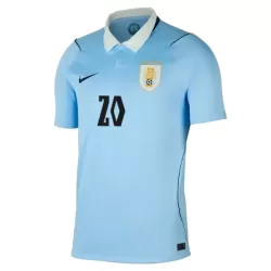 Levné Mužský Fotbalový Dres Uruguay Maximiliano Araujo 20 Domácí Mistrovství Světa 2026