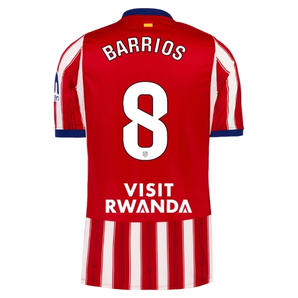 Levné Mužský Fotbalový Dres Atlético Madrid Barrios 8 Domácí 2026-27 Levné Mužský Fotbalový Dres Atlético Madrid Barrios 8 Domácí 2026-27