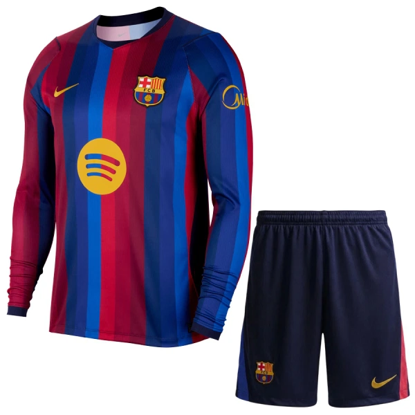 Levné Dětský Fotbalový Dres FC Barcelona Domácí 2026-27 Dlouhý Rukáv Levné Dětský Fotbalový Dres FC Barcelona Domácí 2026-27 Dlouhý Rukáv