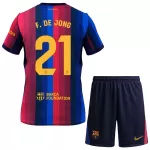 Levné Dětský Fotbalový Dres FC Barcelona Frenkie de Jong 21 Domácí 2026-27