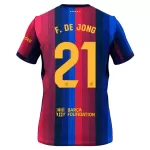 Levné Mužský Fotbalový Dres FC Barcelona Frenkie de Jong 21 Domácí 2026-27