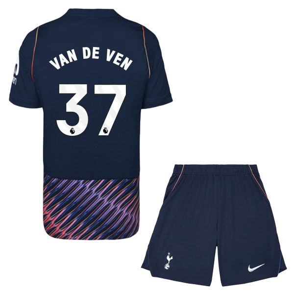 Levné Dětský Fotbalový Dres Tottenham Hotspur Van De Ven 37 Venkovní 2026-27 Levné Dětský Fotbalový Dres Tottenham Hotspur Van De Ven 37 Venkovní 2026-27