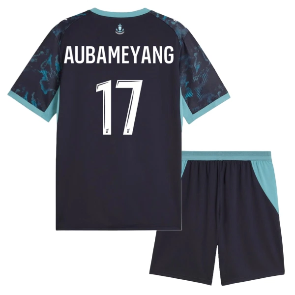 Levné Dětský Fotbalový Dres Olympique de Marseille Aubameyang 17 Venkovní 2026-27 Levné Dětský Fotbalový Dres Olympique de Marseille Aubameyang 17 Venkovní 2026-27