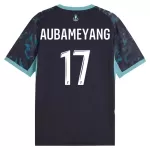 Levné Mužský Fotbalový Dres Olympique de Marseille Aubameyang 17 Venkovní 2026-27