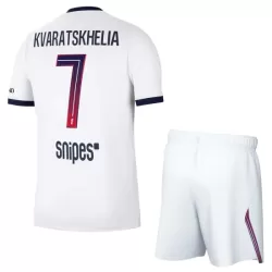 Levné Dětský Fotbalový Dres Paris Saint-Germain Kvaratskhelia 7 Venkovní 2026-27 Levné Dětský Fotbalový Dres Paris Saint-Germain Kvaratskhelia 7 Venkovní 2026-27