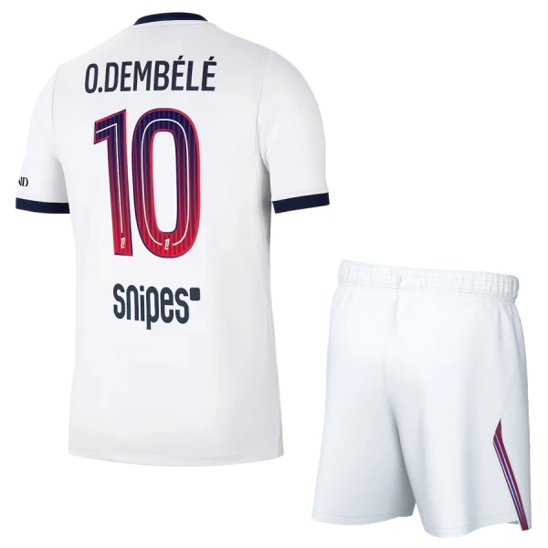 Levné Dětský Fotbalový Dres Paris Saint-Germain O. Dembele 10 Venkovní 2026-27 Levné Dětský Fotbalový Dres Paris Saint-Germain O. Dembele 10 Venkovní 2026-27