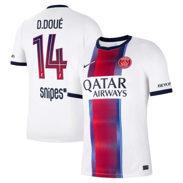 Levné Mužský Fotbalový Dres Paris Saint-Germain Desire Doue 14 Venkovní 2026-27 Levné Mužský Fotbalový Dres Paris Saint-Germain Desire Doue 14 Venkovní 2026-27