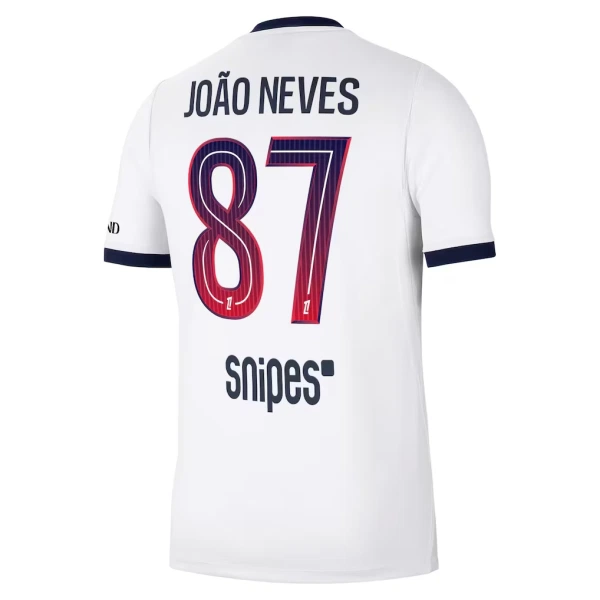 Levné Mužský Fotbalový Dres Paris Saint-Germain Joao Neves 87 Venkovní 2026-27