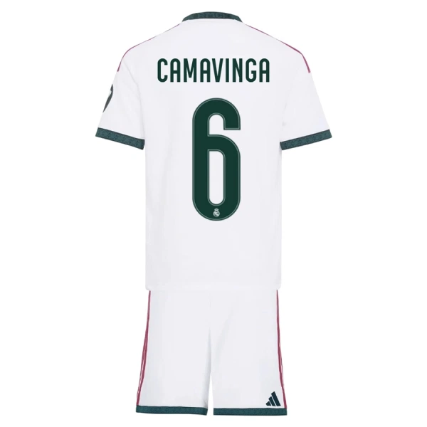 Levné Dětský Fotbalový Dres Real Madrid Camavinga 6 Domácí 2026-27 Levné Dětský Fotbalový Dres Real Madrid Camavinga 6 Domácí 2026-27