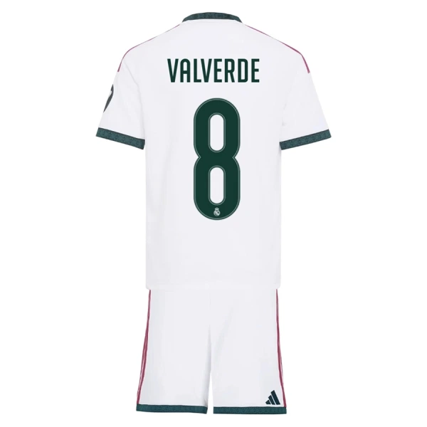 Levné Dětský Fotbalový Dres Real Madrid Valverde 8 Domácí 2026-27 Levné Dětský Fotbalový Dres Real Madrid Valverde 8 Domácí 2026-27