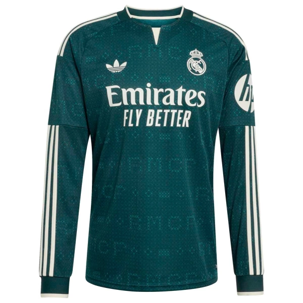 Levné Mužský Fotbalový Dres Real Madrid Venkovní 2026-27 Dlouhý Rukáv Levné Mužský Fotbalový Dres Real Madrid Venkovní 2026-27 Dlouhý Rukáv