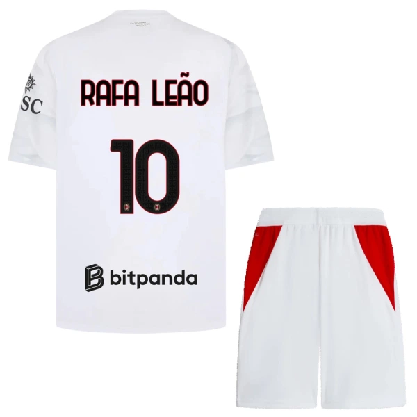 Levné Dětský Fotbalový Dres AC Milán Rafael Leao 10 Venkovní 2026-27 Levné Dětský Fotbalový Dres AC Milán Rafael Leao 10 Venkovní 2026-27