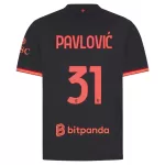 Levné Mužský Fotbalový Dres AC Milán Pavlovic 31 Alternativní 2026-27