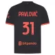 Levné Mužský Fotbalový Dres AC Milán Pavlovic 31 Alternativní 2026-27 Levné Mužský Fotbalový Dres AC Milán Pavlovic 31 Alternativní 2026-27