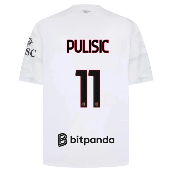 Levné Mužský Fotbalový Dres AC Milán Pulisic 11 Venkovní 2026-27