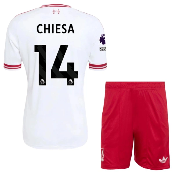 Levné Dětský Fotbalový Dres Liverpool Chiesa 14 Venkovní 2026-27