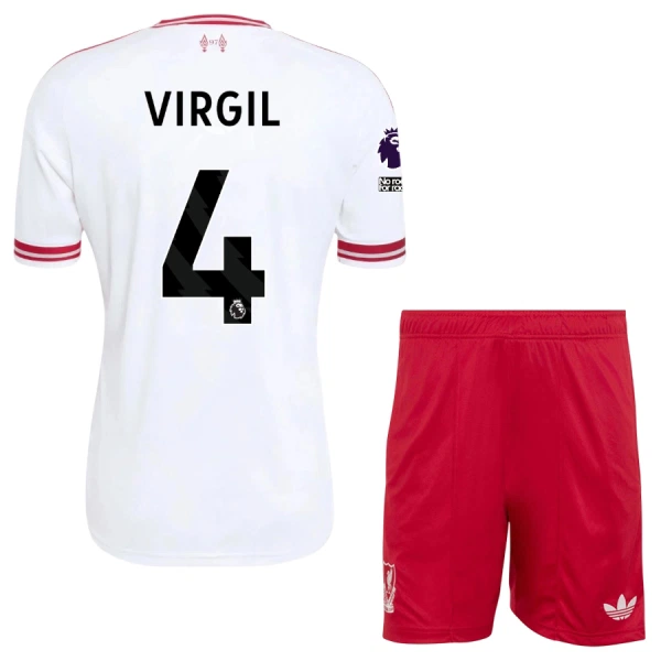Levné Dětský Fotbalový Dres Liverpool Virgil 4 Venkovní 2026-27