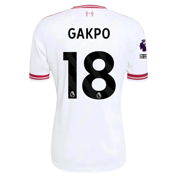 Levné Mužský Fotbalový Dres Liverpool Gakpo 18 Venkovní 2026-27