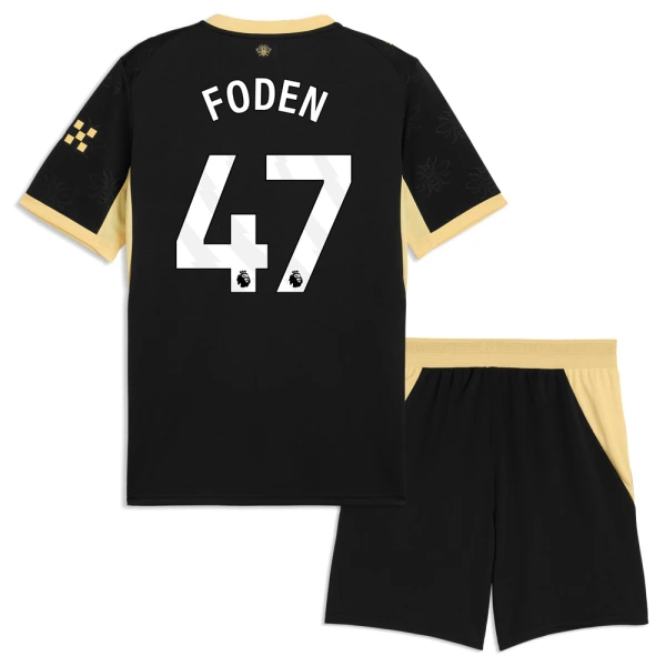 Levné Dětský Fotbalový Dres Manchester City Foden 47 Venkovní 2026-27