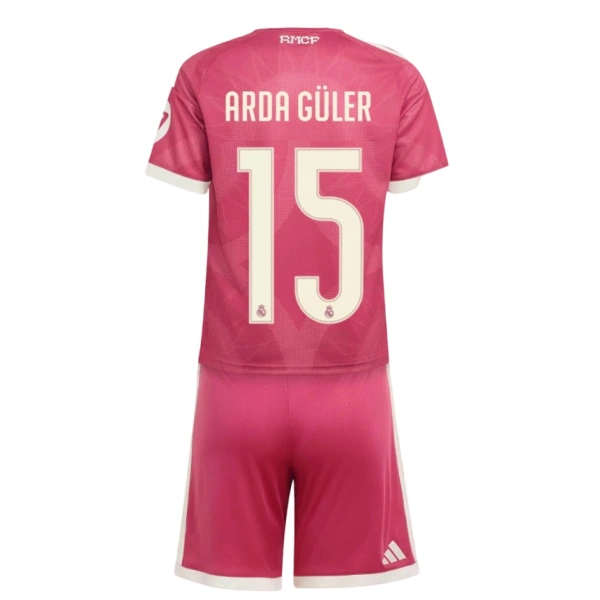 Levné Dětský Fotbalový Dres Real Madrid Arda Guler 15 Alternativní 2026-27