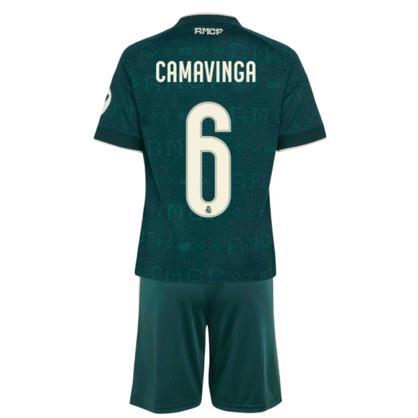 Levné Dětský Fotbalový Dres Real Madrid Camavinga 6 Venkovní 2026-27